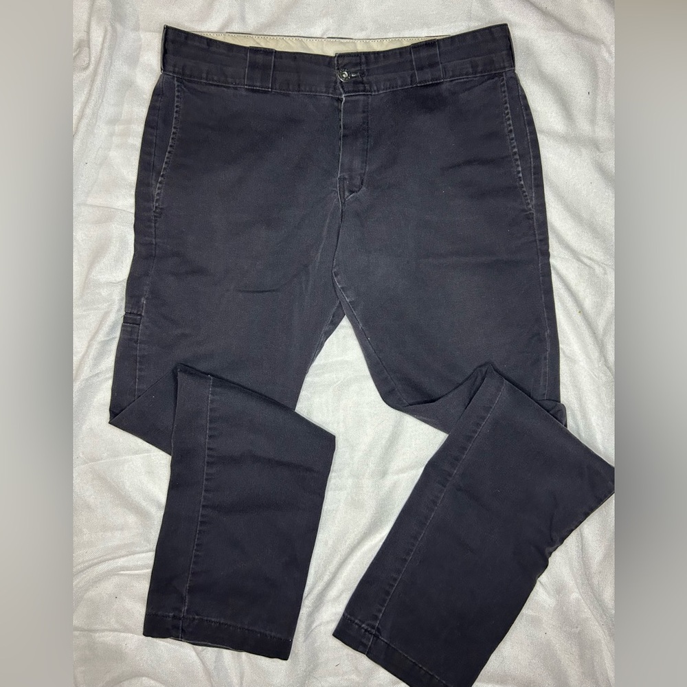 Men’s dickies skinny work pants 32x30 black